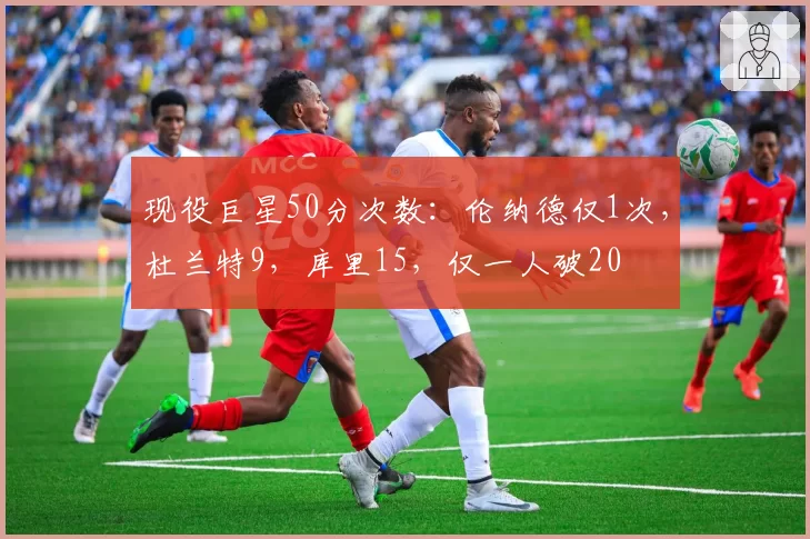 现役巨星50分次数:伦纳德仅1次,杜兰特9,库里15,仅一人破20